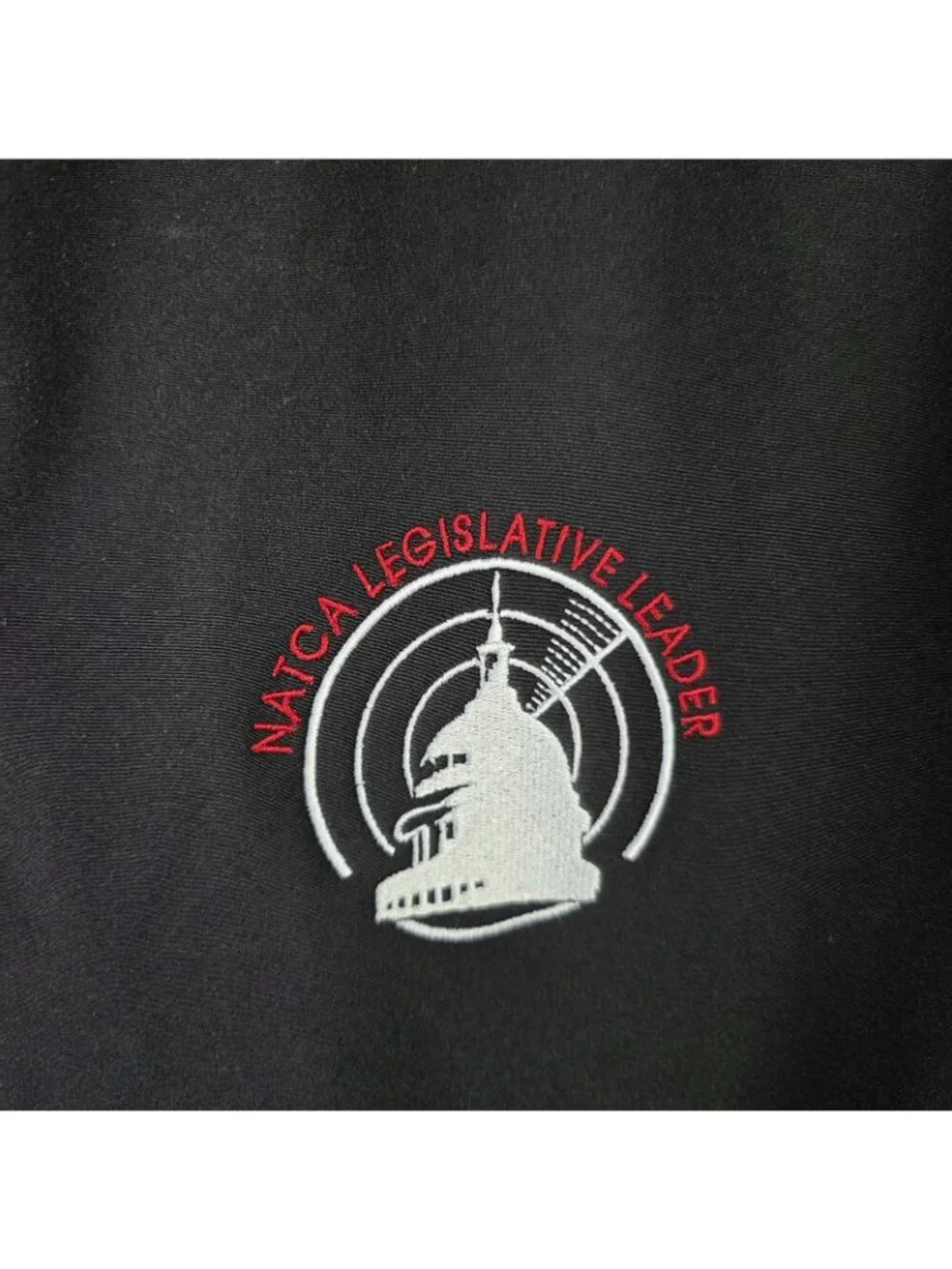 Vintage NATCA Air Traffic Controller Jacket XL Black USA Union Made ATC Aviation